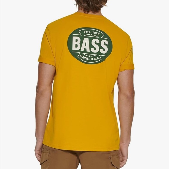 BASS OUTDOOR Men’s Golden Graphic Tee Everyday Soft Cotton T-Shirt Size XXL - Picture 1 of 12